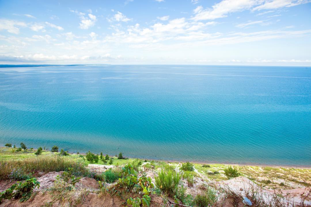 The view of the lake from the bluffs near Empire.jpg