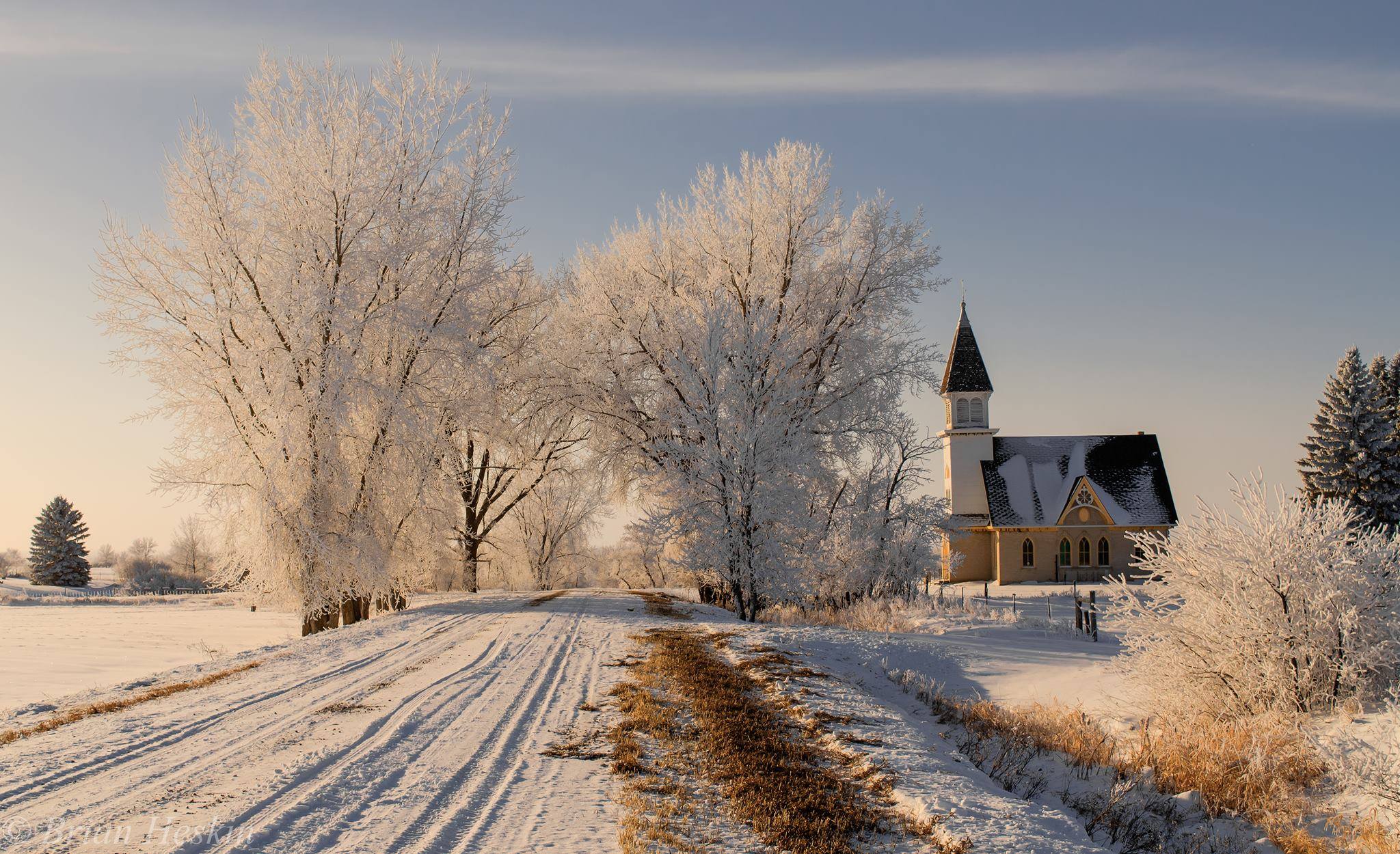 Norway Lutheran church south of Denbigh, North Dakota.jpg