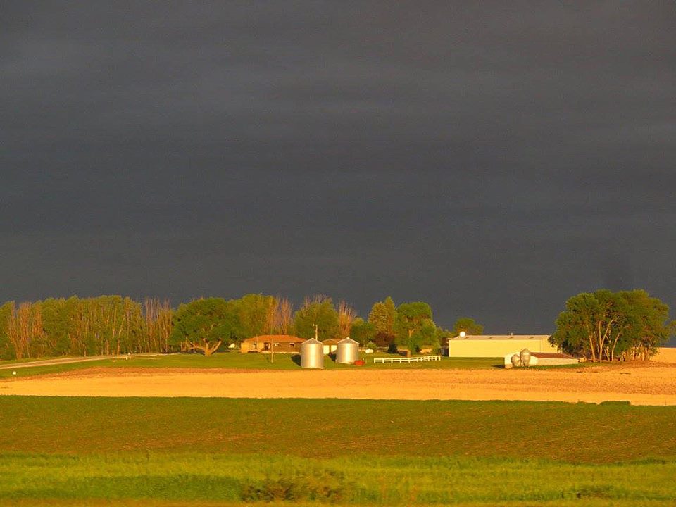 “Farm at sunrise…Storm Lake, Iowa,” by Denise Beebe.jpg